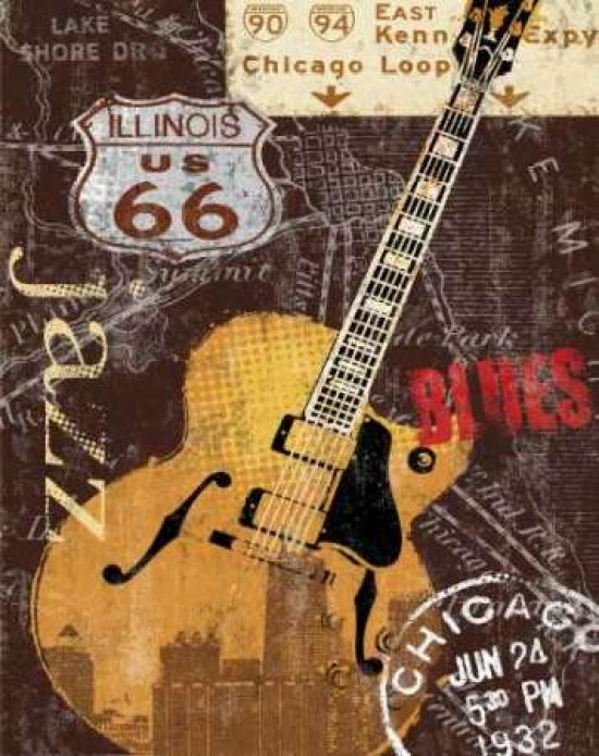 Chi-town Poster Print by Keith Mallett-VARPDX18124 Image 1