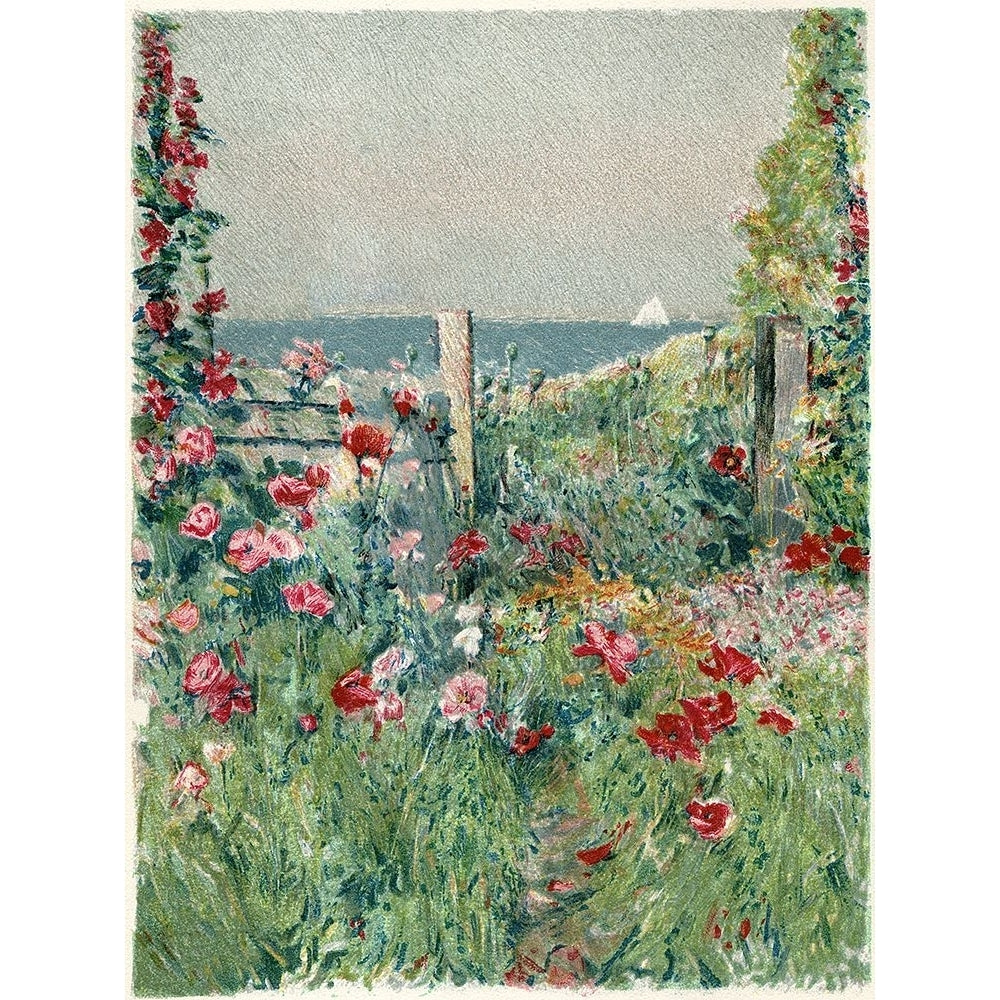 Sea View Garden Path Poster Print - Piddix-VARPDX18181A Image 1