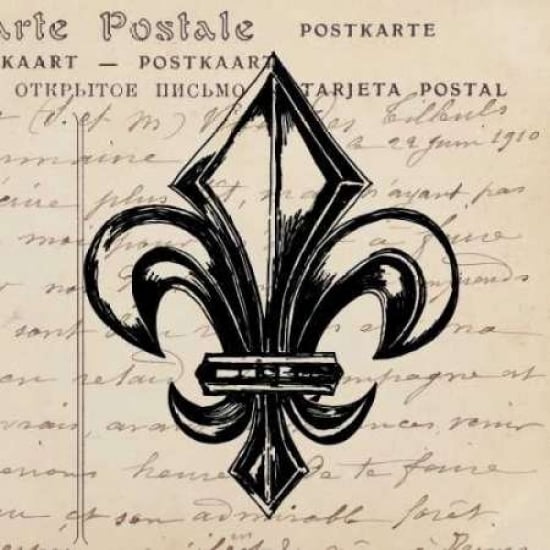 Fleur De Lis I Poster Print by Sabine Berg-VARPDX18187 Image 1