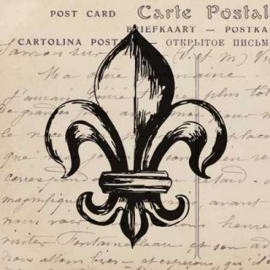 Fleur De Lis II Poster Print by Sabine Berg-VARPDX18188 Image 1