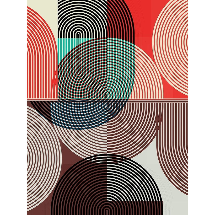 Graphic Colorful Shapes II Poster Print - Sisa Jasper-VARPDX182192Z Image 1