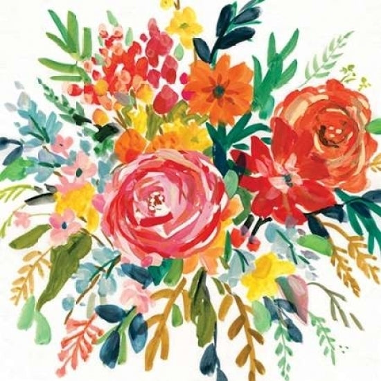 Bright Bouquet II Poster Print by Carol Robinson-VARPDX18229 Image 1