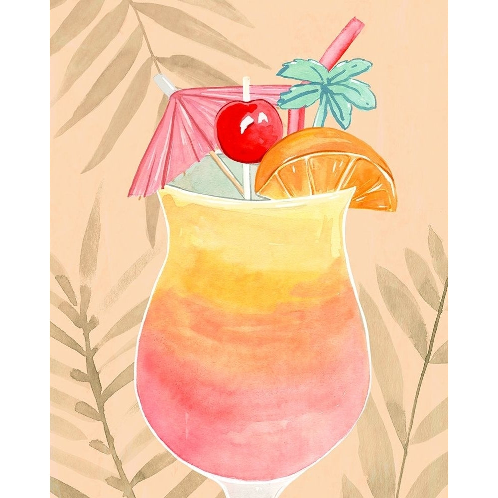 Tropical Cocktail IV Poster Print - Annie Warren-VARPDX182627Z Image 1