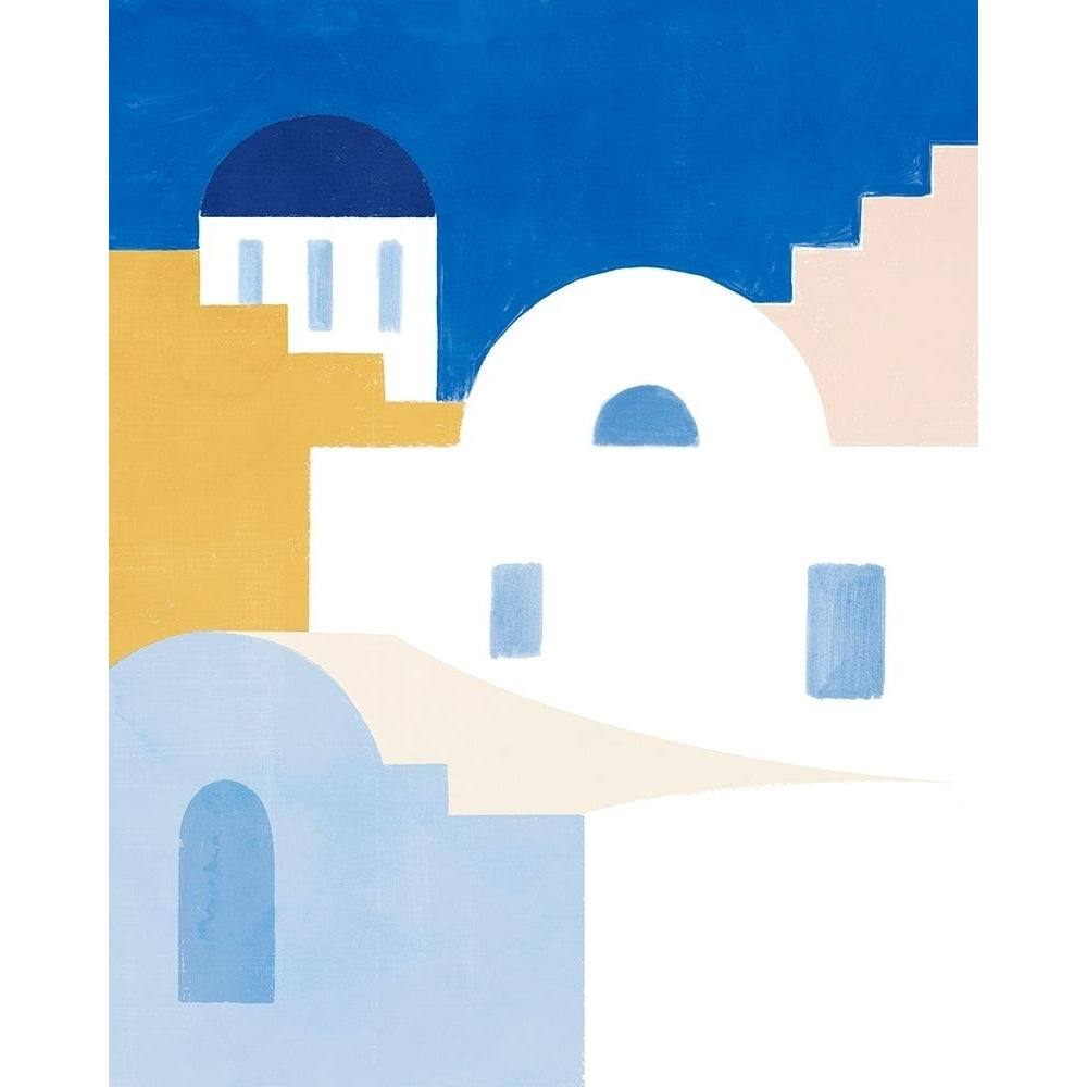 Simple Santorini II Poster Print - Victoria Barnes-VARPDX183234Z Image 1