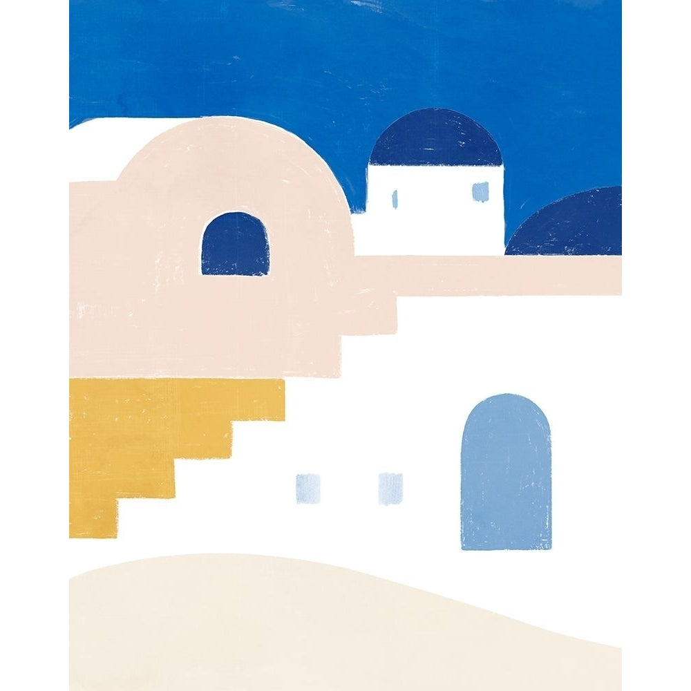 Simple Santorini I Poster Print - Victoria Barnes-VARPDX183233Z Image 1