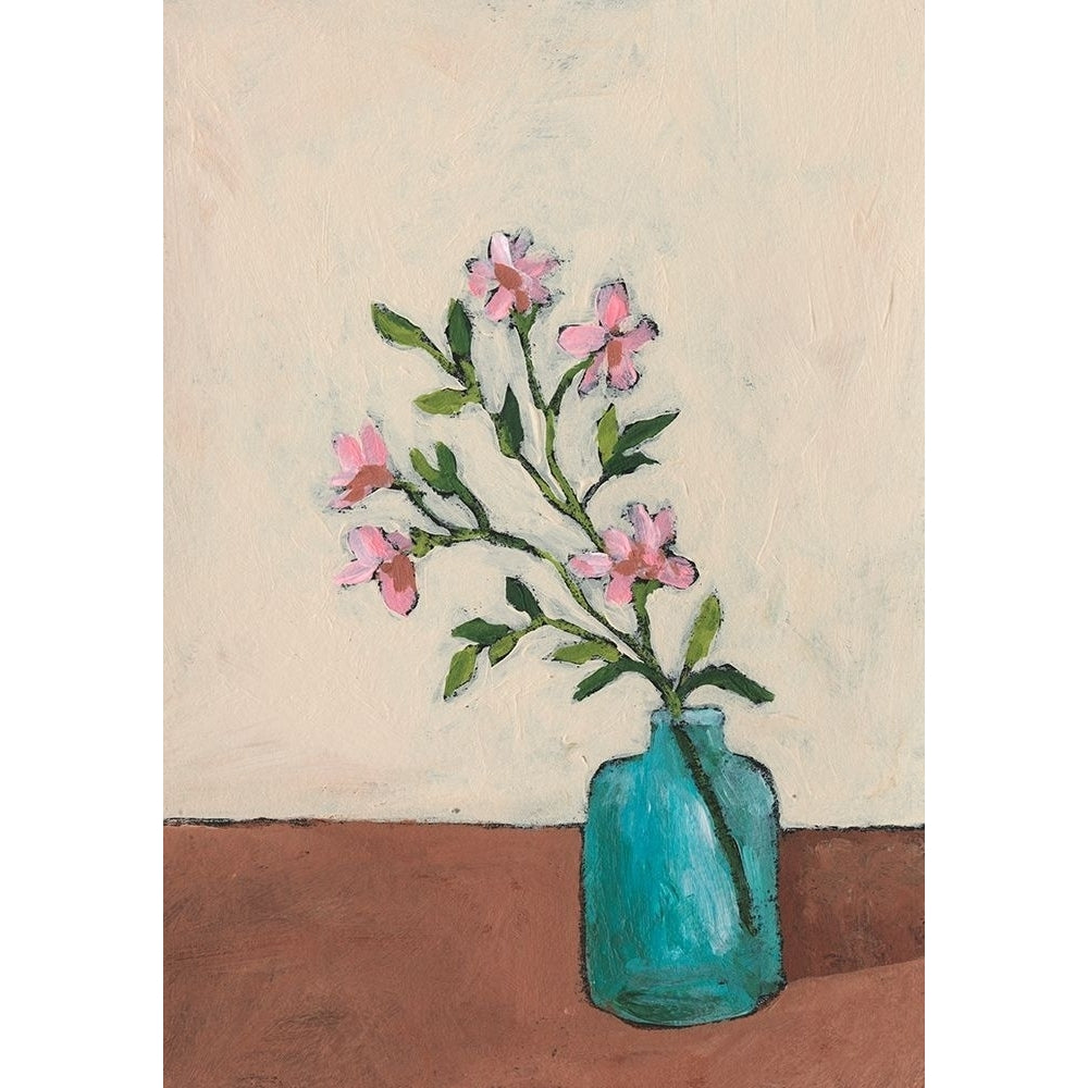 Blossom in Blue Vase II Poster Print - Regina Moore-VARPDX183861FN Image 1