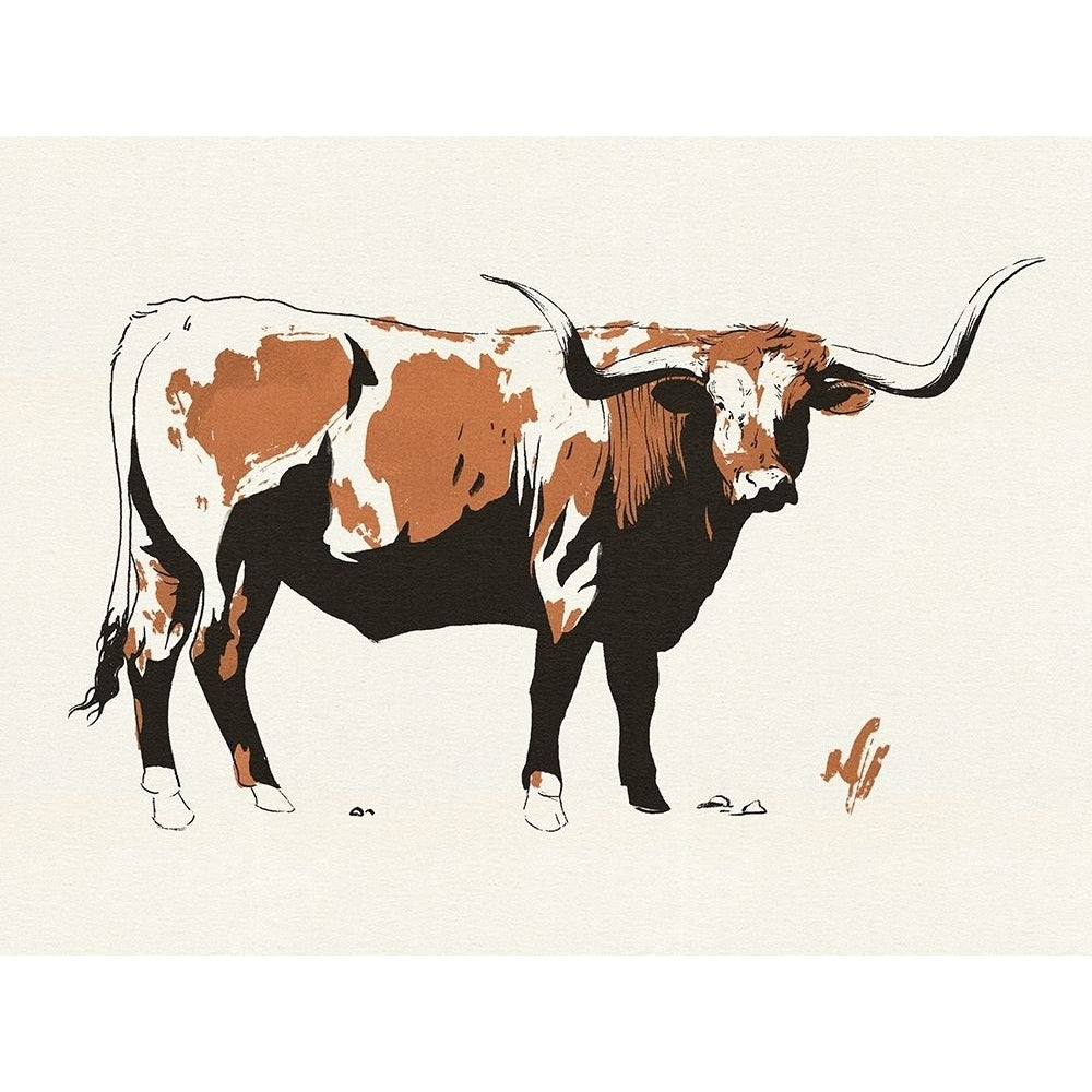 Terre Cotta Steer I Poster Print - Jacob Green-VARPDX184314Z Image 1