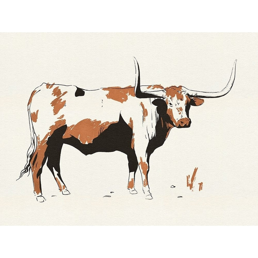 Terre Cotta Steer III Poster Print - Jacob Green-VARPDX184316Z Image 1