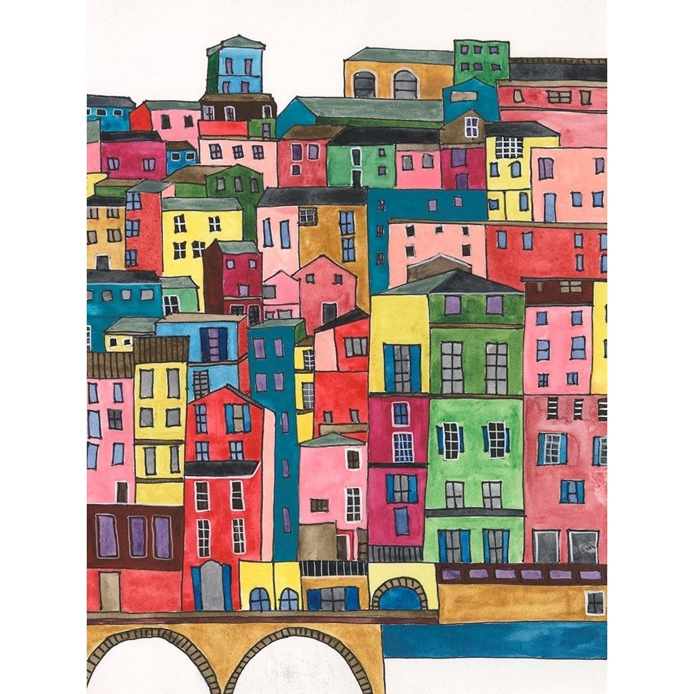 Colorful City II Poster Print - Regina Moore-VARPDX184386Z Image 1