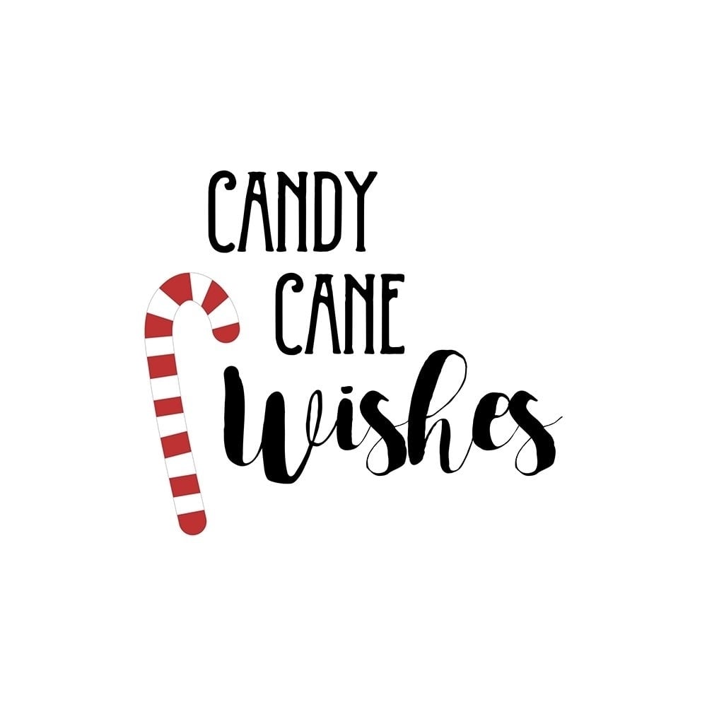 Candy Cane Wishes Poster Print by Amanda Murray-VARPDX18453 Image 1