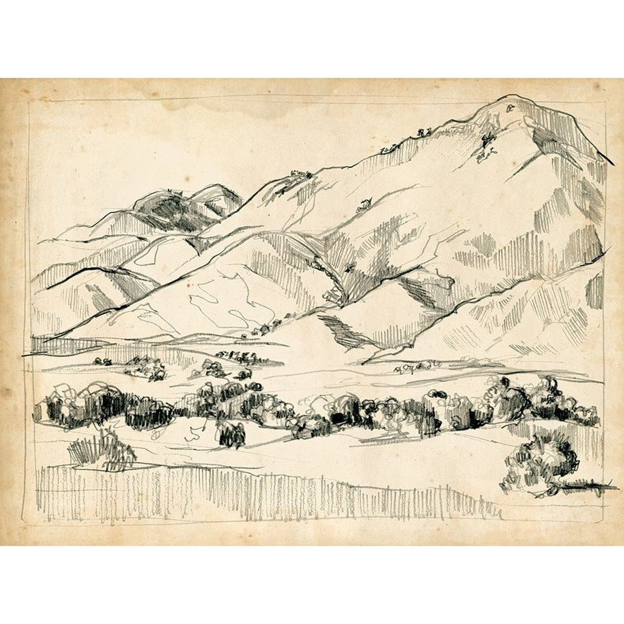 Mountain Sketch I Poster Print - Jennifer Paxton Parker-VARPDX184955Z Image 1