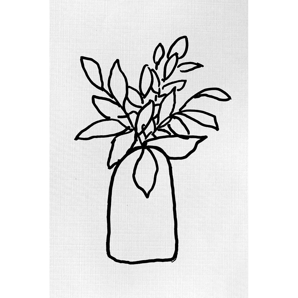 Simply Leaves In Vase II Poster Print - Lanie Loreth-VARPDX18507KB Image 1