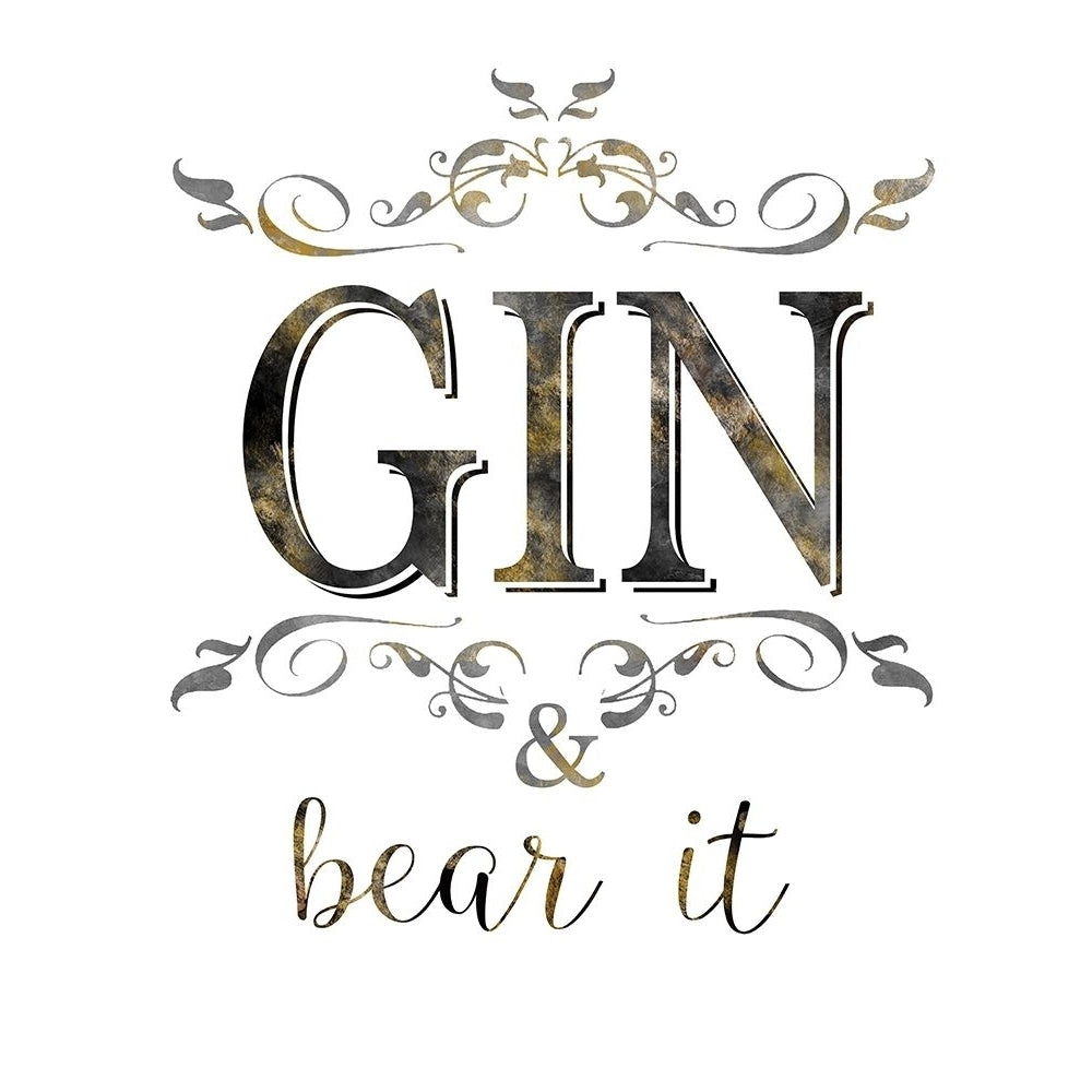 Gin and Bear It Poster Print by Kelly Donovan-VARPDX18586 Image 2