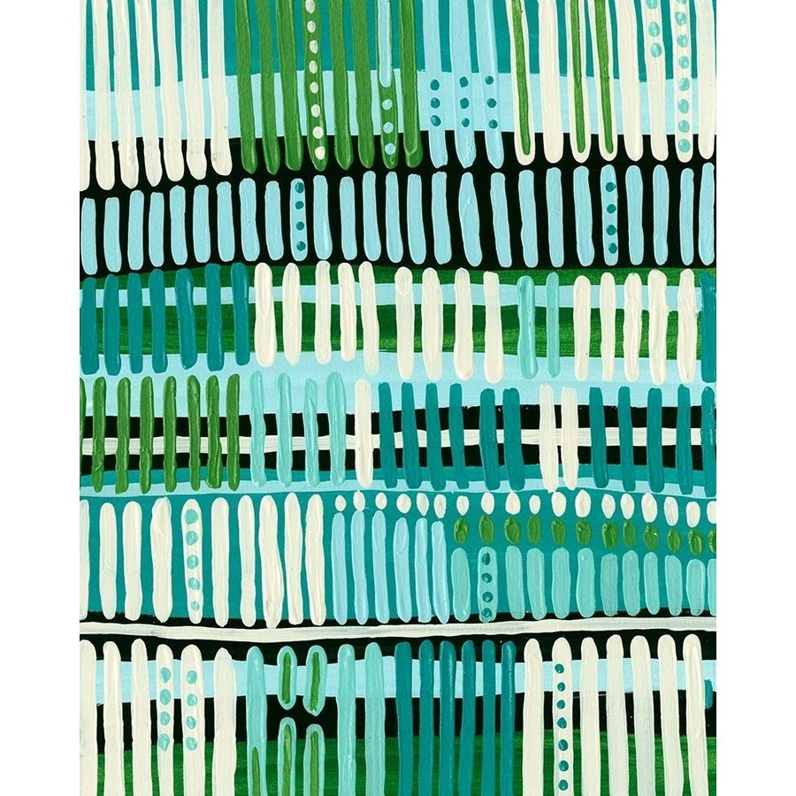 Teal Pattern II Poster Print - Regina Moore-VARPDX186160Z Image 1