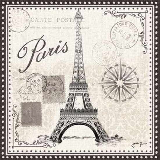 Bonjour Paris IV Poster Print by Janelle Penner-VARPDX18743 Image 2