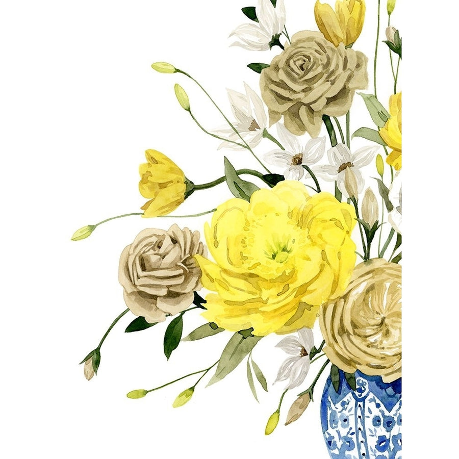 Yellow and Ultramarine Bouquet I Poster Print - Grace Popp-VARPDX187587Z Image 1