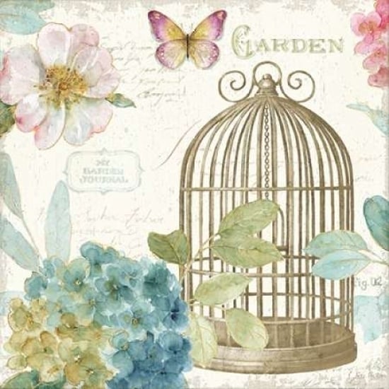 Rainbow Seeds Floral Birdcage III v2 Poster Print by Audit Lisa-VARPDX18823 Image 2