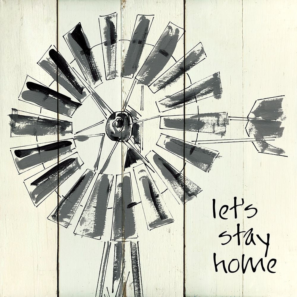 Lets Stay Home Poster Print by Carol Robinson-VARPDX18873 Image 2