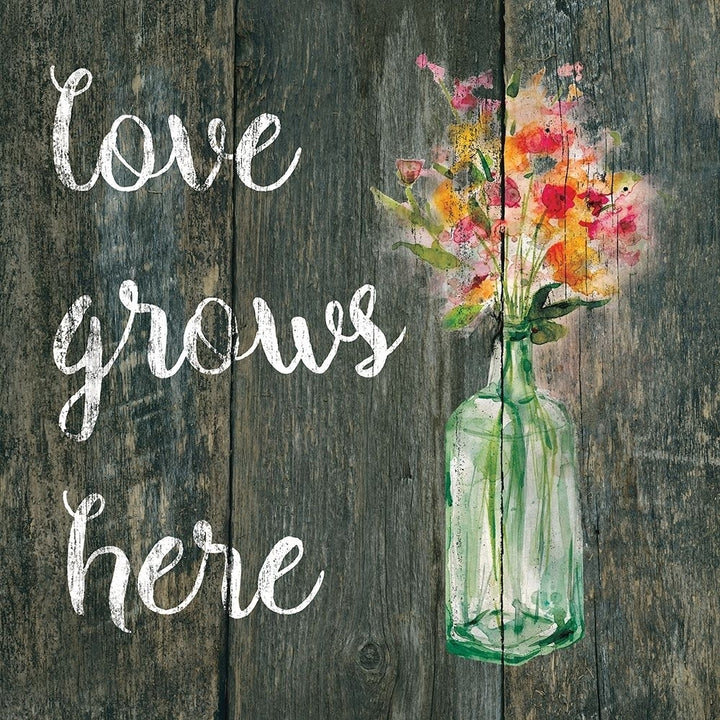 Love Grows Here Poster Print by Carol Robinson-VARPDX18874 Image 2