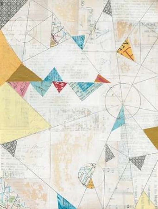 Map Collage Poster Print by Courtney Prahl-VARPDX18922 Image 1