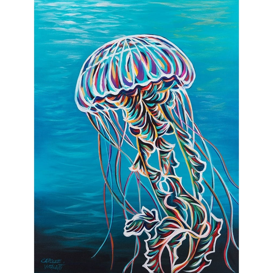 Colorful Jellyfish II Poster Print - Carolee Vitaletti-VARPDX189369Z Image 1