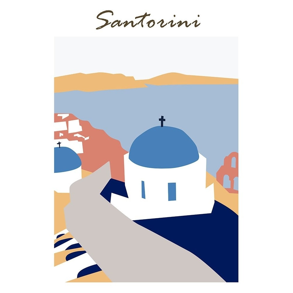 Santorini Greece III Poster Print - Melissa Wang-VARPDX189704Z Image 1