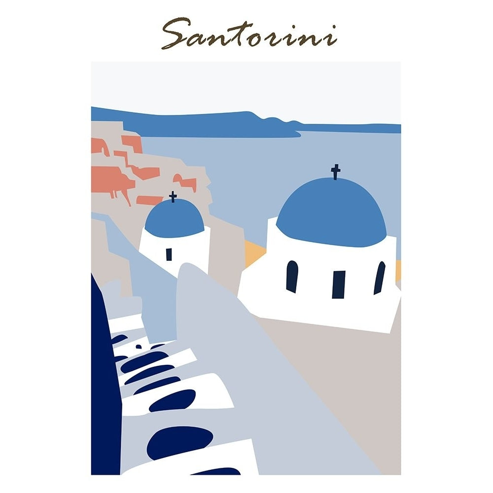 Santorini Greece II Poster Print - Melissa Wang-VARPDX189703Z Image 1