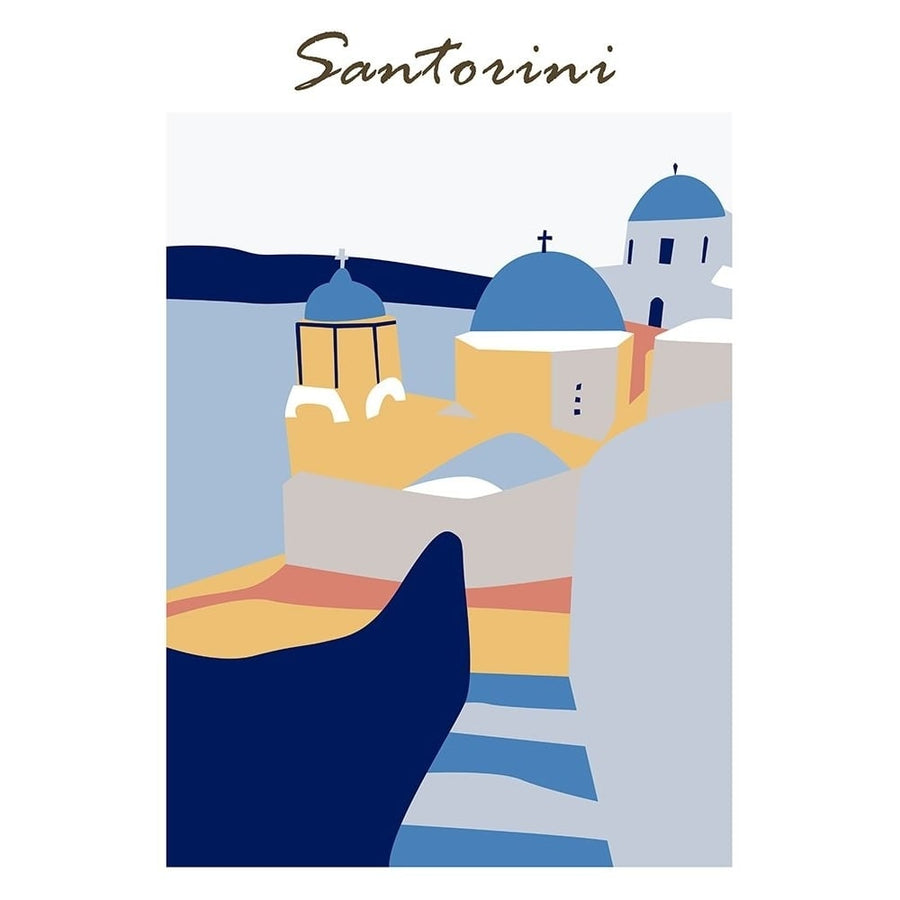 Santorini Greece IV Poster Print - Melissa Wang-VARPDX189705Z Image 1