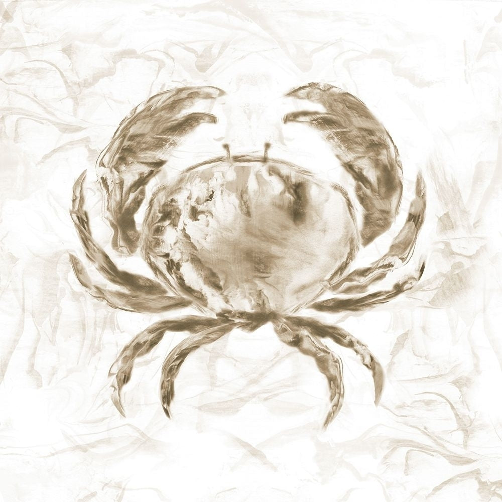 Soft Marble Coast Crab Poster Print by Nan-VARPDX18978 Image 2