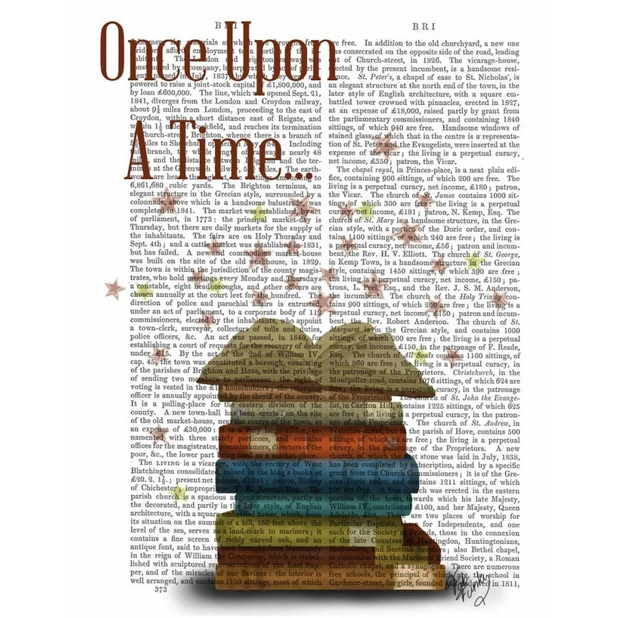 Once Upon A Time Books Poster Print - Funky Fab-VARPDX190043D Image 1