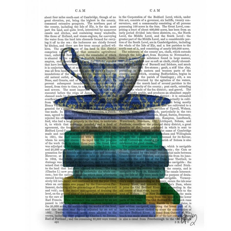 Teacup and Books Poster Print - Funky Fab-VARPDX190037D Image 1