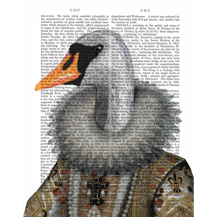 Elizabethan Swan Poster Print - Funky Fab-VARPDX190094D Image 1