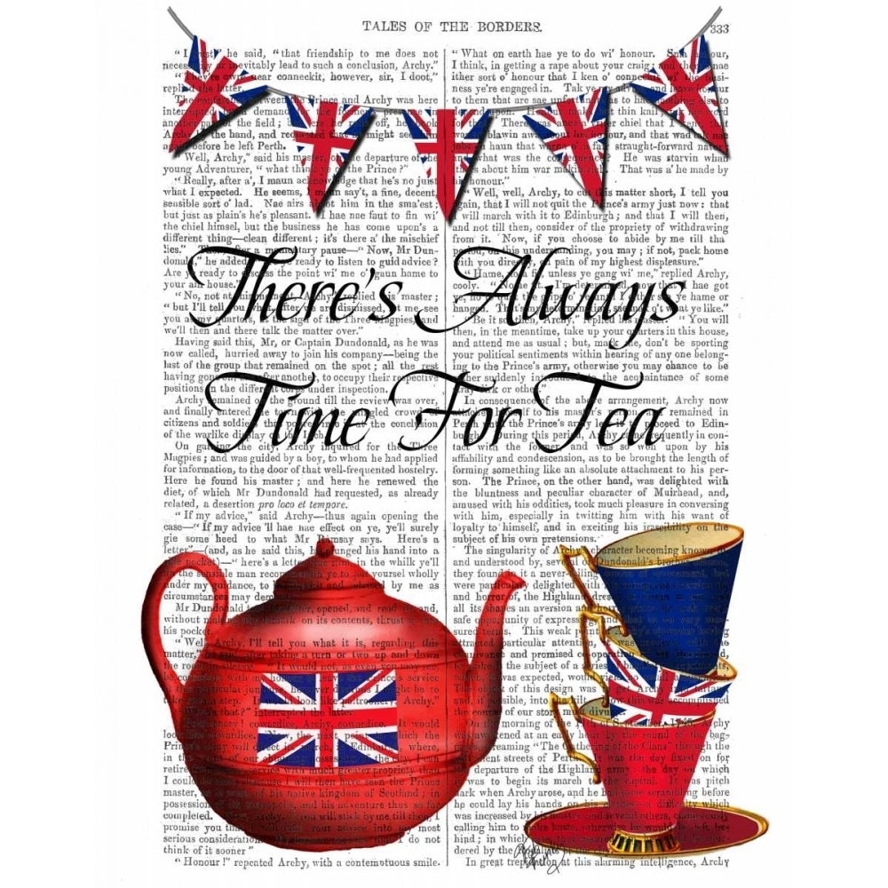 Time For Tea Poster Print - Funky Fab-VARPDX190113D Image 1