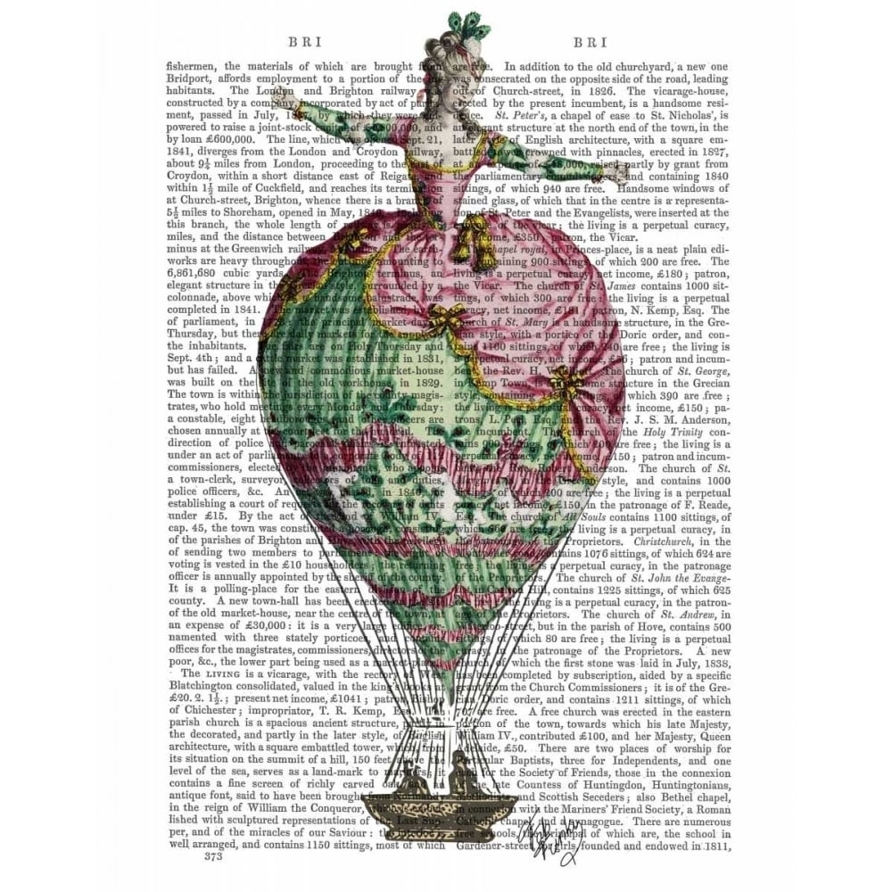 Hot Air Balloon Woman 2 Poster Print - Funky Fab-VARPDX190430D Image 1