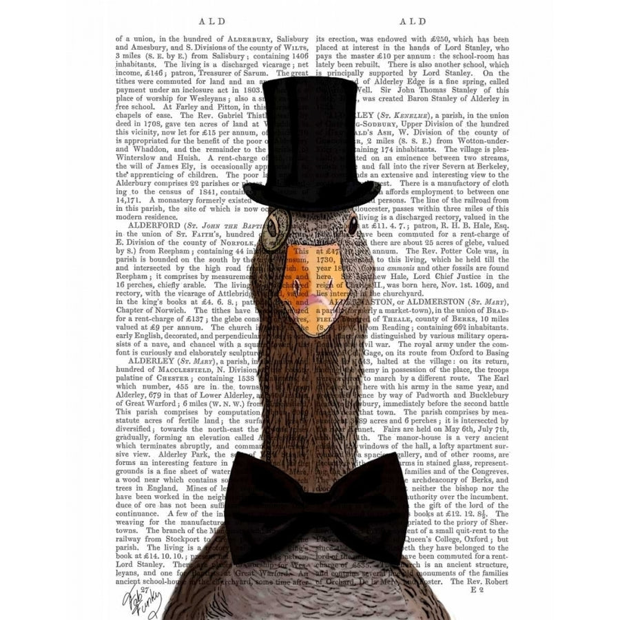 Distinguished Goose Poster Print - Funky Fab-VARPDX190546D Image 1