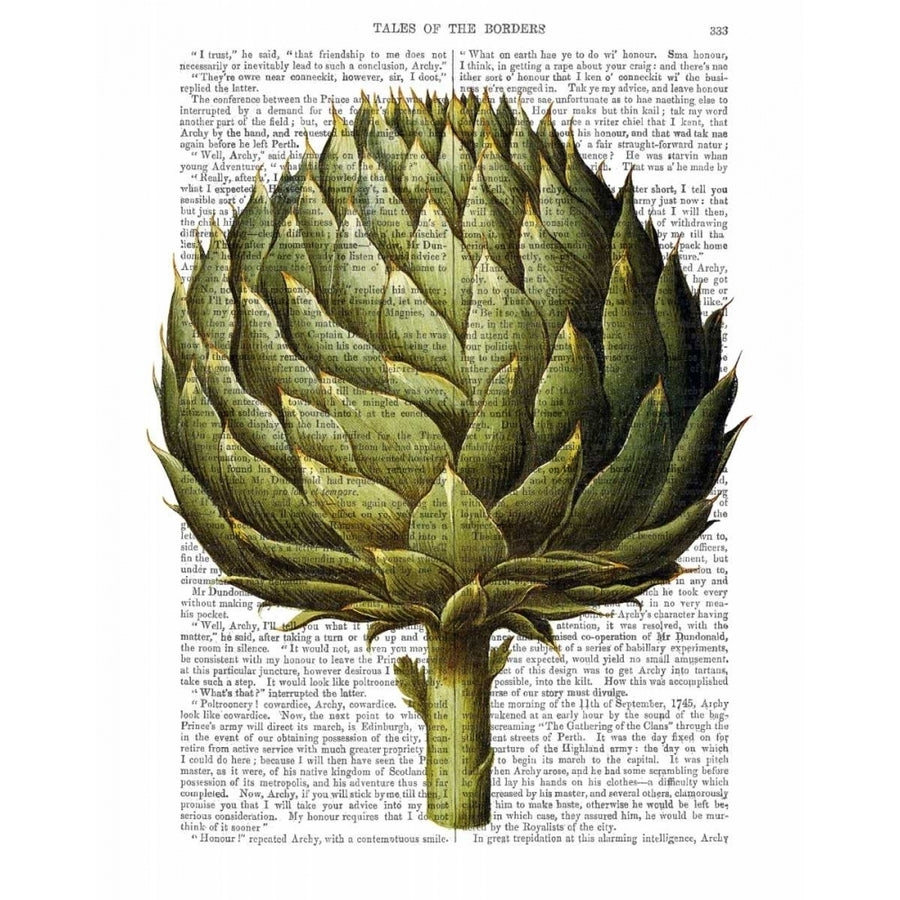 Globe Artichoke Print 2 Poster Print - Funky Fab-VARPDX190560D Image 1