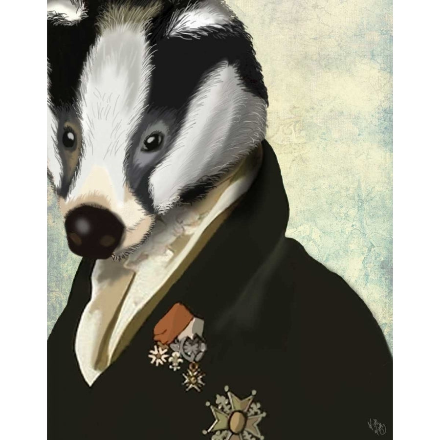 Badger The Hero Poster Print - Funky Fab-VARPDX190643D Image 1