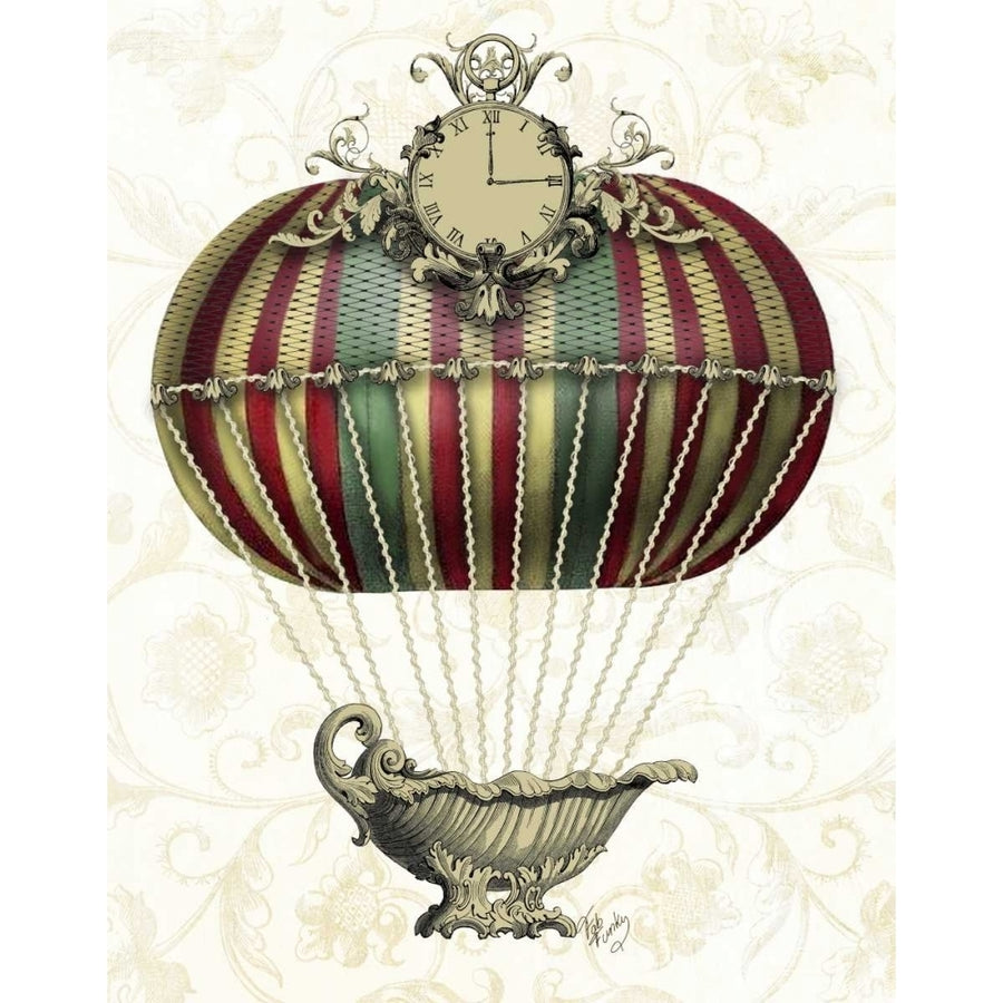 Baroque Balloon with Clock Poster Print - Funky Fab-VARPDX190656D Image 1