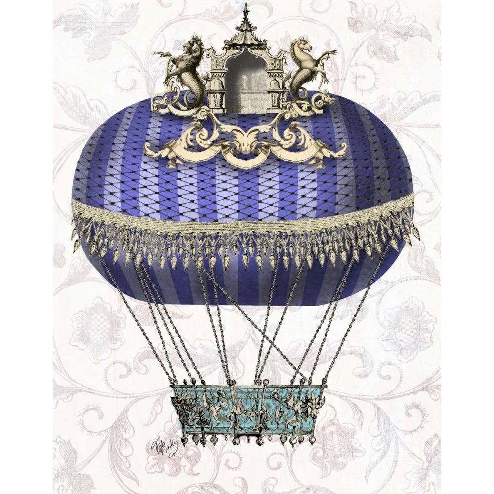 Baroque Balloon With Temple Poster Print - Funky Fab-VARPDX190657D Image 1