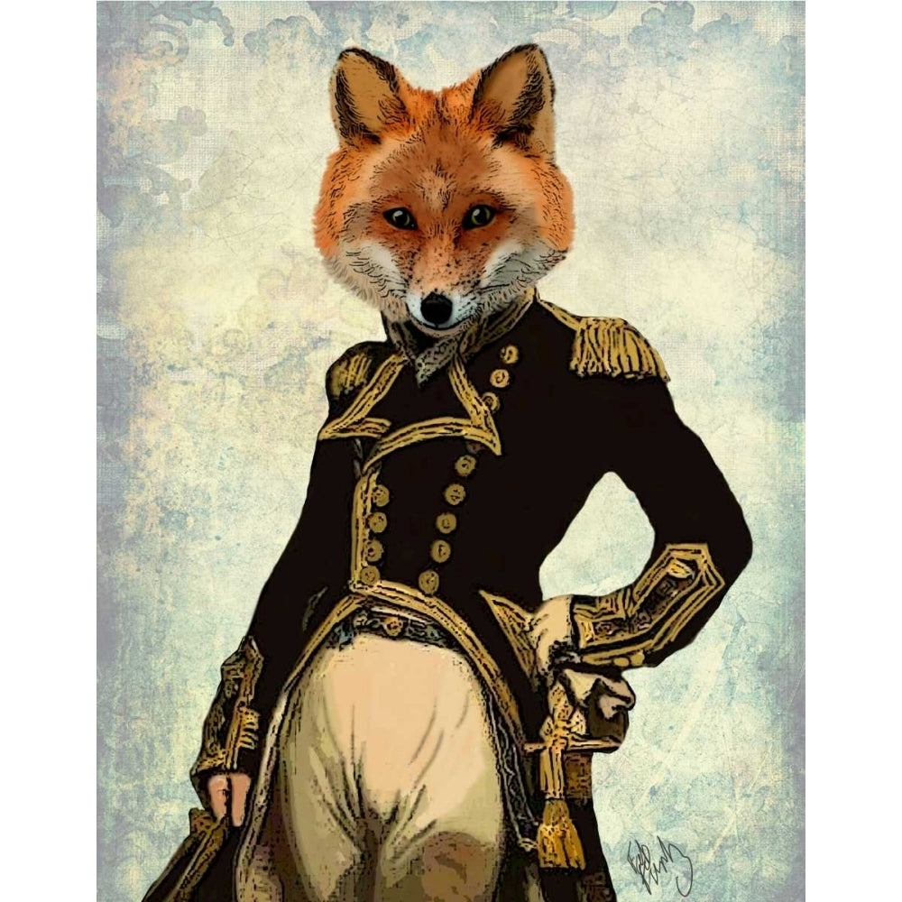 Admiral Fox Full Poster Print - Funky Fab-VARPDX190726D Image 1