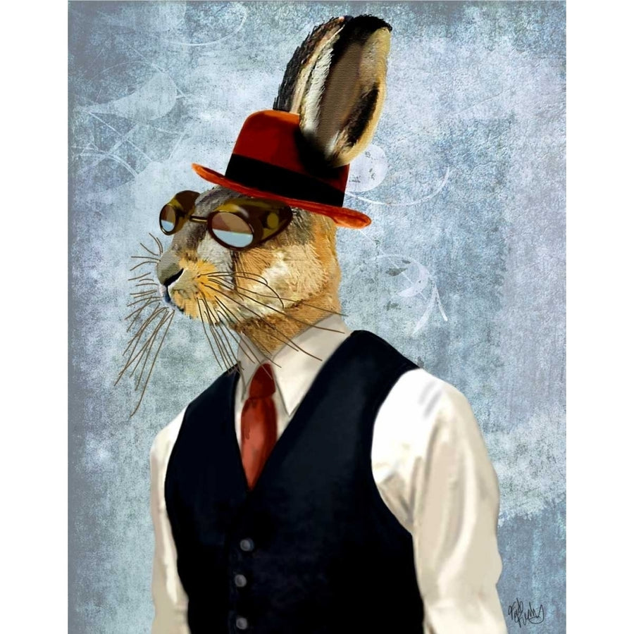 Horatio Hare in Waistcoat Poster Print - Funky Fab-VARPDX190732D Image 1