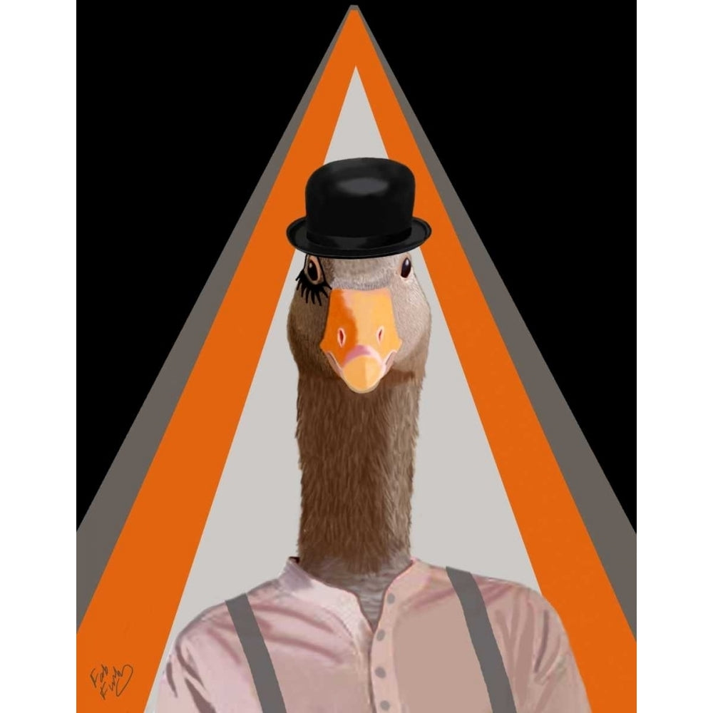 Clockwork Orange Goose Poster Print - Funky Fab-VARPDX190898D Image 1