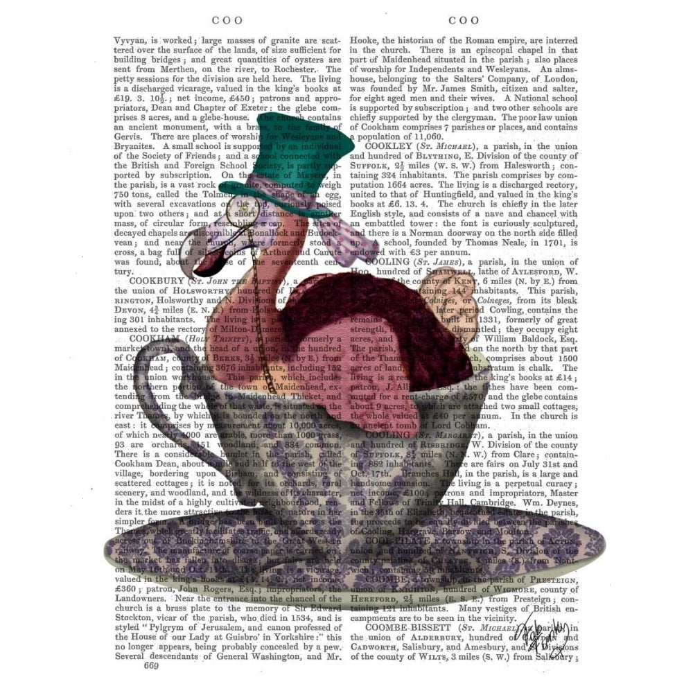 Dodo in Teacup Poster Print - Funky Fab-VARPDX190942D Image 1