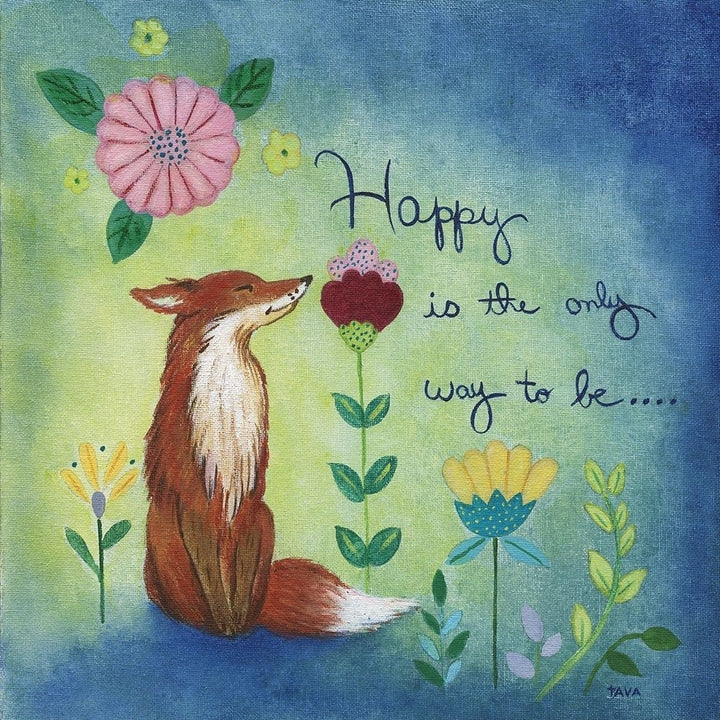 Happy Fox Poster Print by Tava Studios-VARPDX19130 Image 1