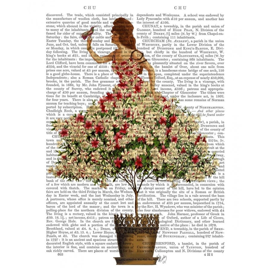 Woman in Floral Dress Poster Print - Funky Fab-VARPDX191493D Image 1