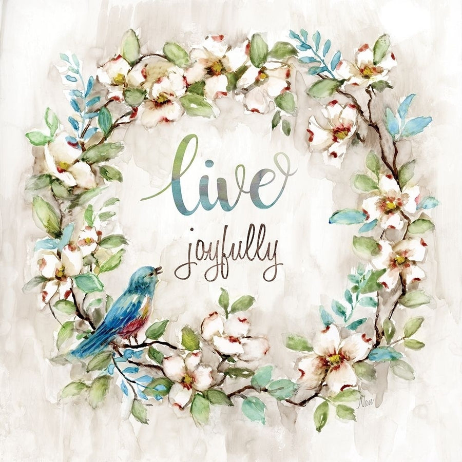 Live Joyfully Poster Print by Nan-VARPDX19154 Image 1