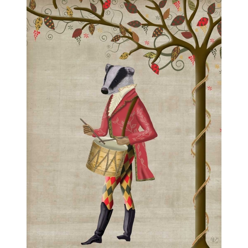 Badger Minstrel Poster Print - Funky Fab-VARPDX191621D Image 1