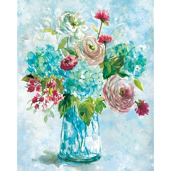 Blue Bouquet Ii Poster Print by Carol Robinson-VARPDX19164 Image 2