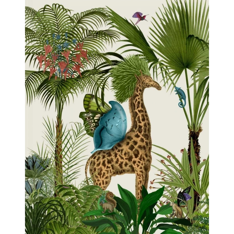 Tropical Giraffe 5 Poster Print - Funky Fab-VARPDX191680D Image 1