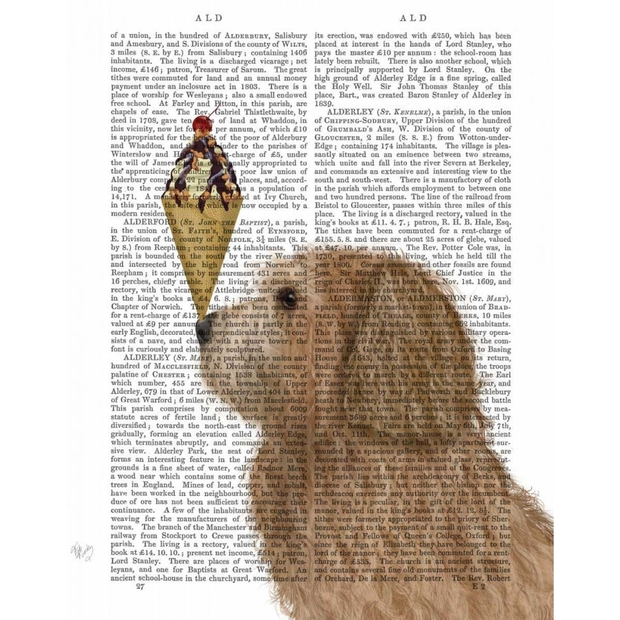 Labradoodle Golden Ice Cream Poster Print - Funky Fab-VARPDX192005D Image 1